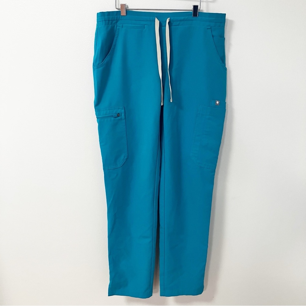 Figs | Teal Yola Scrub Pants XS